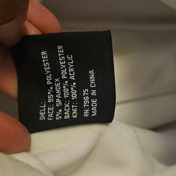 Anne Klein Cream Trench Coat with Gold Details - Picture 3 of 3